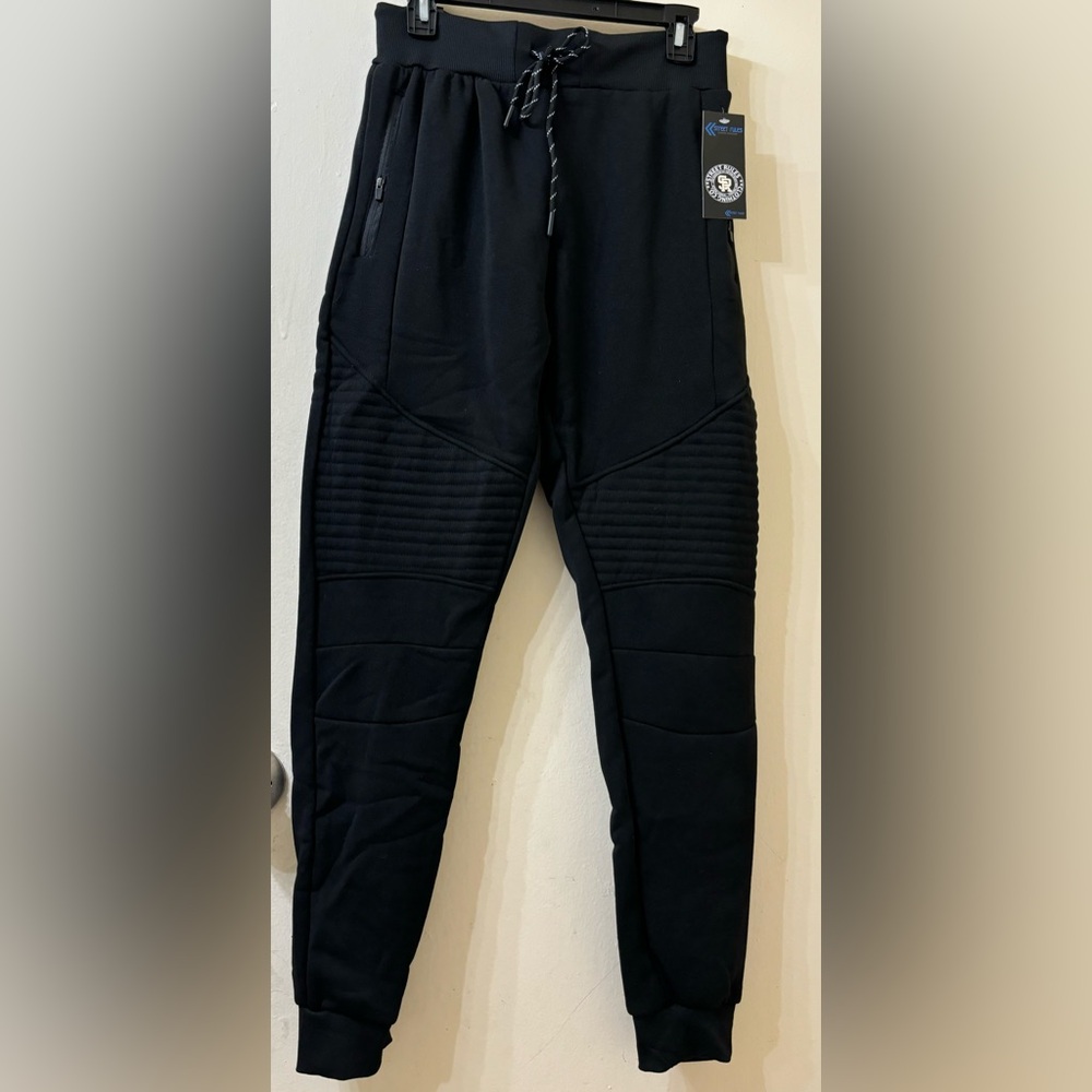 New Men's Street Rules Black Joggers Sweatpants SAIZ M/L/XL/XXL